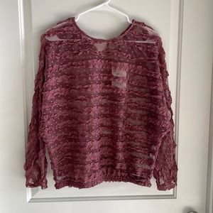 Cute Zara ruffle sweater